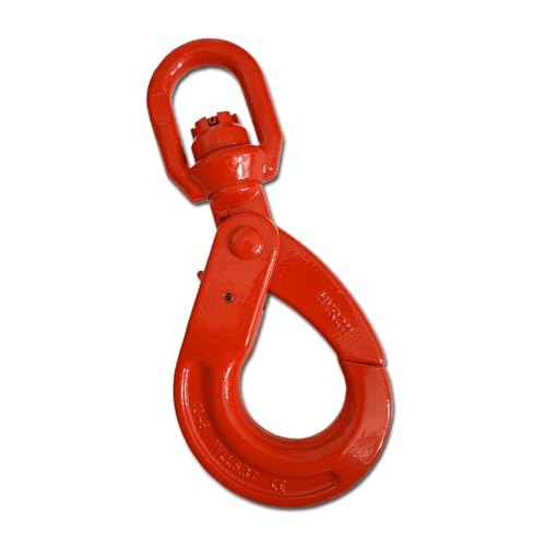 Swivel Self-Locking Hook 11684 lbs Heavy Duty Swivel Lifting Hook Swivel Lifting Hook Hoist Hook Sling Heavy Cargo ¡¼5.3ton¡½