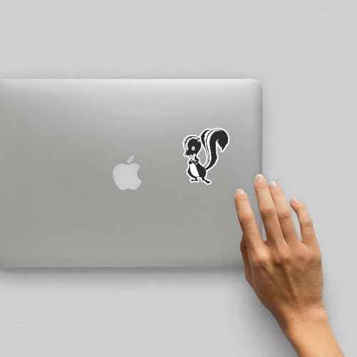 Edward & Co Sticker Skunk Works Vinyl Decal United States for Car Truck Window Laptop US (4 inches), Cartoon Rat1