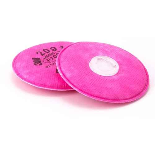3M particulate filters P100 #2091/07000 , Pink, One Size, 2 Count
