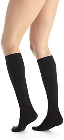 Jobst Women's UltraSheer Firm Support Knee Highs, small, black