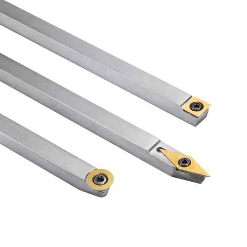 TASP Titanium Coated Carbide Cutter Inserts for Wood Turning Tools,11x11mm,Pack of 10,Square