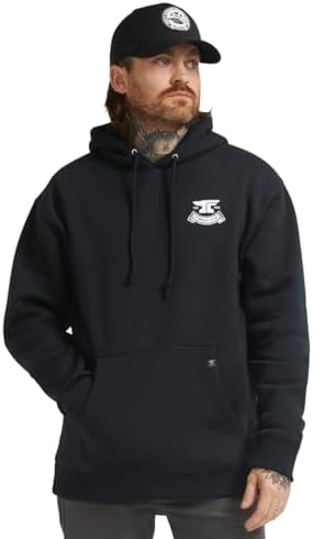 TROLL CO. CLOTHING DHCM Haggler Hoodie, Dirty Hands Clean Money – Men’s Graphic Workwear Hoodie, Cotton Blend, Classic Fit