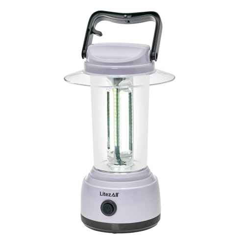 LitezAll LED Lanterns for Power Outages, Brightest Lantern 2000 Lumens - Battery Powered Light Emitting Diode Lantern for Emergency and Camping