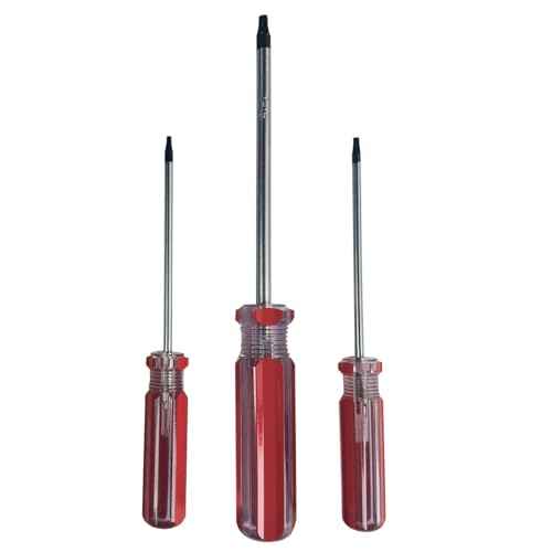 8-Piece Torx Screwdriver Set, 75 mm Magnetic Torx Driver Star Bit Screwdriver for Computer Repair, Automotive Tools and Household Appliances T4-T15