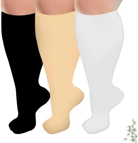 Everstride Compression Socks Women Plus Size, 2025 Compression Socks for Women Wide Calf, Everstride Socks