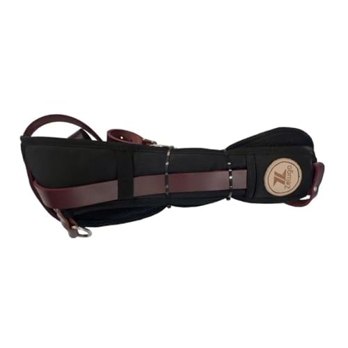 Heavy Duty Leather and Polyster Suspender Holder