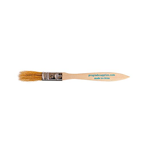 Vermeer Chip Paint Brushes - 24-Pack - 1/2" Chip Brushes for Paints, Stains, Varnishes, Glues, & Gesso - Home Improvement - Interior & Exterior Use