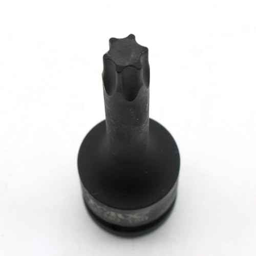 TEMO T50 3 Inch Long Torx Star 6 Point Black Impact Bit Socket Auto Repair Tool 1/2 Inch Square Drive