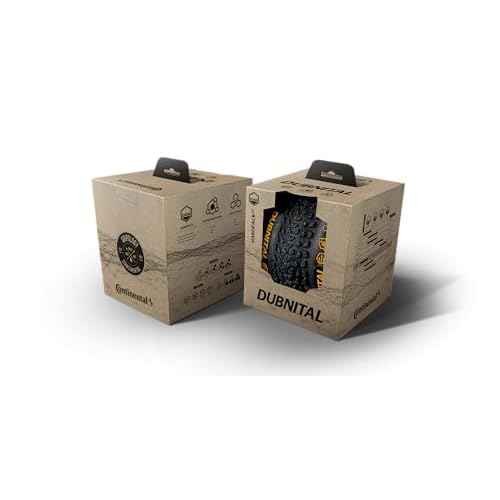 Continental Dubnital 29x2.40 Tubeless Ready Mountain Bike Tire | 1 Pack, Fast & Grippy On Hardpack Terrain, E25 Electric Bike Rated, Folding ? Grip Compound, Race Casing, Black