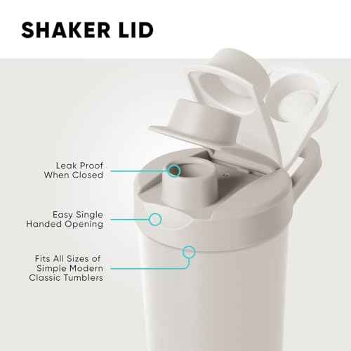 Simple Modern Stainless Steel Shaker Bottle with Ball 24oz | Metal Insulated Cup for Protein Mixes, Shakes and Pre Workout | Rally Collection | Checkmate