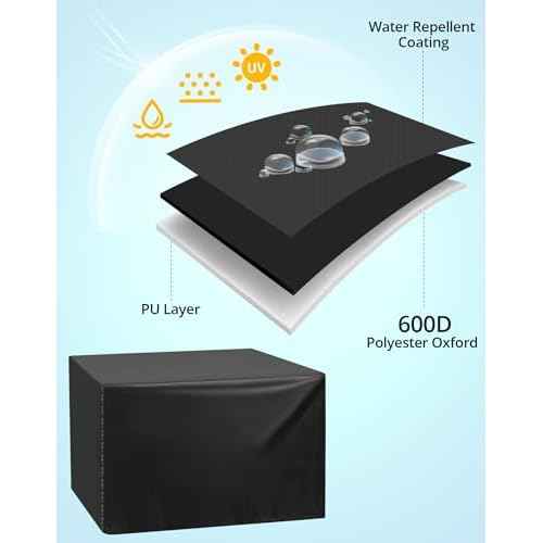 QWORK Universal Planer Dust Cover, Table Saw & Miter Saw Protection, 28.3" x 24.4" x 19.6", Black, Fits Most Planers & Bench Drill Press