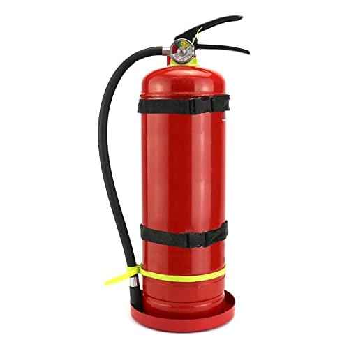 QWORK Fire Extinguisher Bracket, 2 Pack Heavy Duty Metal straps, Box Type, 10 lb Capacity