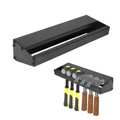 Metal Hammer Holder, Hand Tool Organizer Wall Mount Storage Rack Organizer for Workshop, Shed, Garage (Hammer Holder)