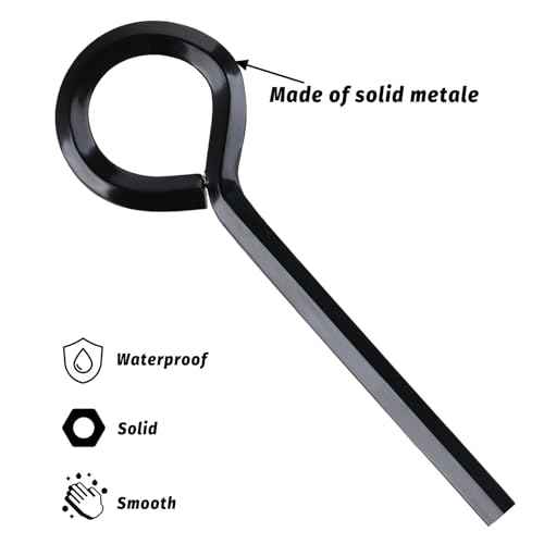 5 Pack 1/8" Allen Wrench, Hex Key for Push Bar Door, Standard Hex Dogging Key with Full Loop, Black Metal Allen Wrenches Keychain Door Keys