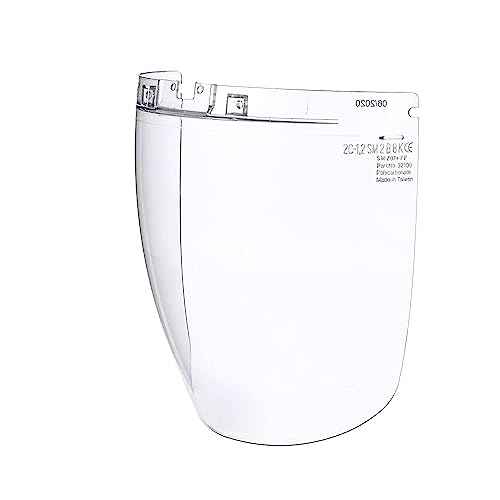 Sellstrom Replacement Window for Face Shield DP4 Multi-Purpose Safety Mask, Polycarbonate, Anti-Fog Coated, Clear Tinted, 12.125" W x 9" H x 0.060 T, ANSI Z87.1, S32100