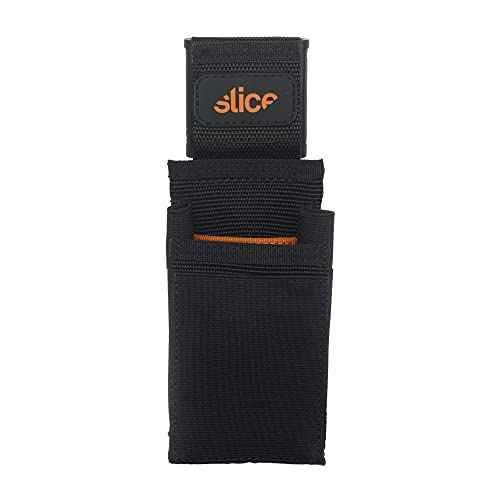 Slice 10516 Tool Holster, Holds Various Tools, Removable Belt Clib, Sturdy and Flexible Pockets, 5 Pockets, Various Sizes, Heavy Duty Industrial Use