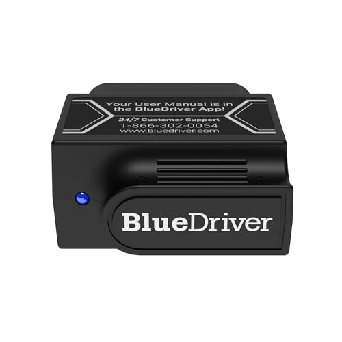 BlueDriver Bluetooth Pro OBDII Scan Tool for iPhone & Android - No Subscription Fee - OBD2 Car Scanner and Code Reader - Diagnose Check Engine, ABS, SRS, Airbag & 7000+ Issues on Vehicles 1996+