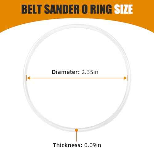 N430442 Cable Random Orbit Sander Belt 903373 Compatible with Porter DeWalt Belt Sander DWE6421 DWE6423K 332 333 334 335 343, Random Orbit Sander Part£¨2 Pack £©