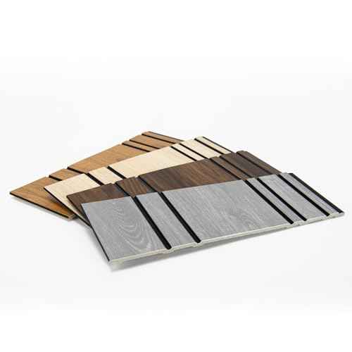 Art3d 4-Pack Glue-On Wall Panels Sample, Wood Grain Texture Interior Wall Decor, Recycled Polystyrene Wainscoting Panels,Earth Sample