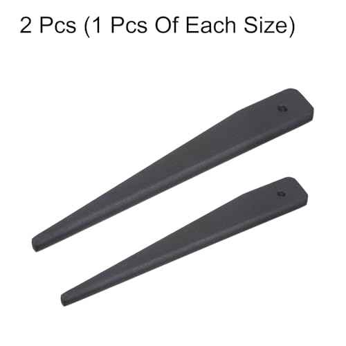 HARFINGTON 2 PCS Morse Taper Drift Key Carbon Steel Drill Chuck Sleeve for MT1-MT2 Removes Morse Taper Adapter