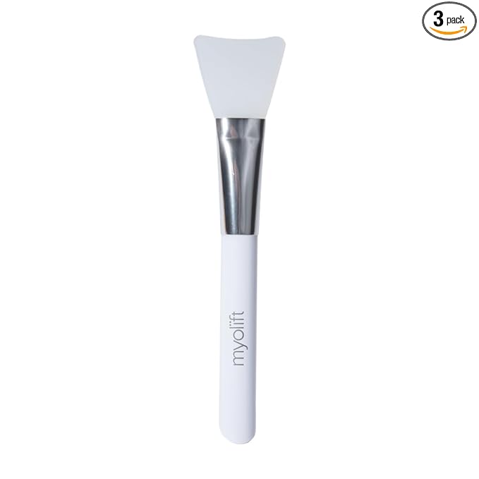 MyoLift 7eWellness Applicator Silicon Brush - Mask applicator for Facial Skincare, Reusable brush for Anti Aging mask, Soft & Durable Face Mask Applicator for gels, DIY masks,easy-to-clean (3)