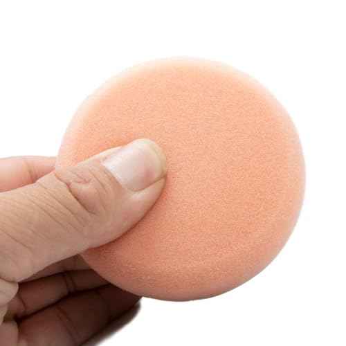 Car Foam Drill Polishing Pad Kit, 44Pcs 1inch 2inch 3inch Detail Polishing Buffing Pad Mix Size Car Detailing Kit with 5/8-11 Thread Backing pad & Adapters for Buffer Polisher Polishing, Buffing