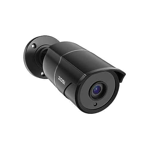ZOSI 1080p HD-TVI Home Security Camera with Audio,Built-in Mic,Night Vision,1920TVL 2MP Outdoor CCTV Cam Only Compatible with ZOSI 3K Lite Analog DVR