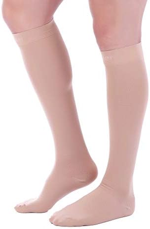 Doc Miller Closed Toe Compression Socks for Women and Men, 30-40 mmHg Medical Compression Socks