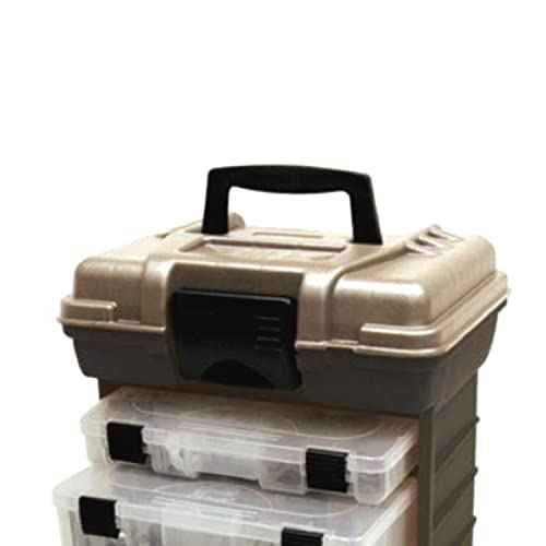 Plano Molding 1363 Stow N Go Toolbox, Graphite Gray and Sandstone