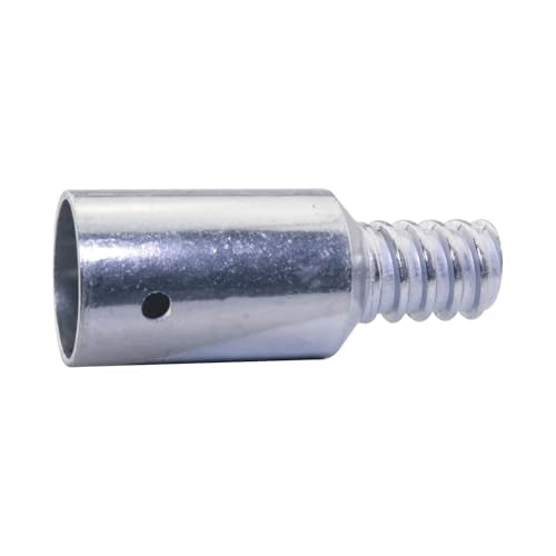2PCS 1 in & 7/8 in Threaded Tip Replacement Ultra Threaded Tip Repair Kit Pole Handle Replacement Extension Pole Adapter Tips for Extension Poles Repairing