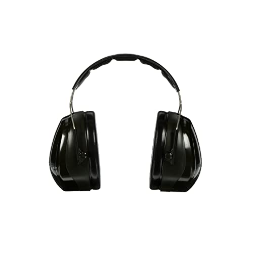 3M - CASH7A Peltor Optime 101 Over-the-Head Earmuff, Hearing Protection, Ear Protectors, NRR 27dB Green