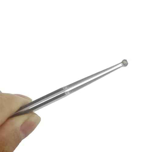 Lock Pin Tumbler Tweezers for Locksmith Pinning & Rekeying Kit Stainless Steel Straight Round Open Slot Tweezers Metal Wire Holding Tweezers Locksmith Tools