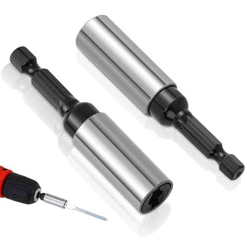 2 Pcs Eye Lag Driver 1/4in Hex Eye Lag for Quick Dispensing, Ceiling Tile Hanger Driver for Professional Drywall & Ceiling Installations, Length: 2-5/8 Inch