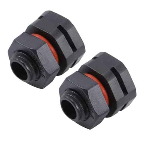2-Pack IP68 Industrial Breather Vent - M12x1.5 Pressure Equalization Valve, Dual-Port Moisture Control for Electrical Cabinets Enclosures