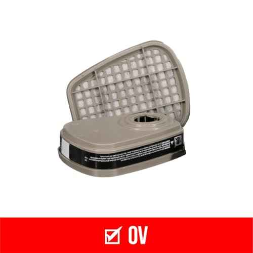 3M Organic Vapor Performance Cartridge, 3 Pairs, For Use With 3M 6000, 6500 & 7500 Series Facepieces, NIOSH-APPROVED OV For Use Against Certain Organic Vapors, Easy-To-Attach Design (6001P3-DC)