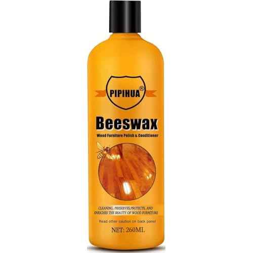 PIPIHUA Beeswax Furniture Polish & Conditioner - Wood Seasoning Beeswax, Furniture Wax for Wood Polish, Cleaner and Restorer, 8.79 Fl Oz