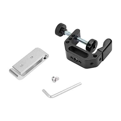 CAMVATE Foldable Wall Hanging Hook for Tool Storage + C Clamp with 1/4" & 3/8" Mounting Points - 3089