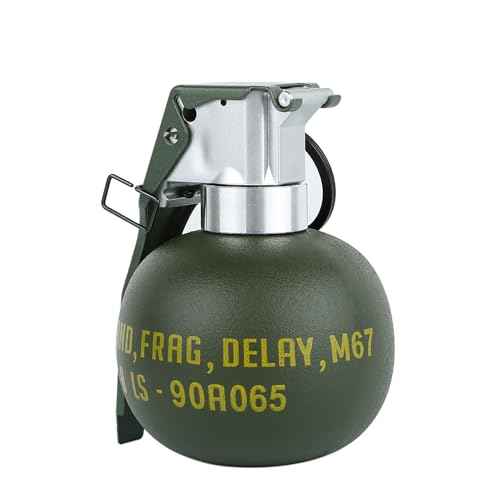 Zhongren Dummy Grenade Toy Model Plastic Grenades CS Airsoft Tactical Gear Accessories for Army Fans Cosplay Movie Props Outdoor