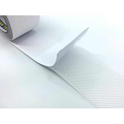Gaffer Power Anti Slip Tape | Waterproof | Clear Non-Slip Safety Friction Tape | Outdoor | Home, Commercial & Industrial Use, Stairs, Ladders, Bathroom | Clear Grip Tape | by Teegan Tapes