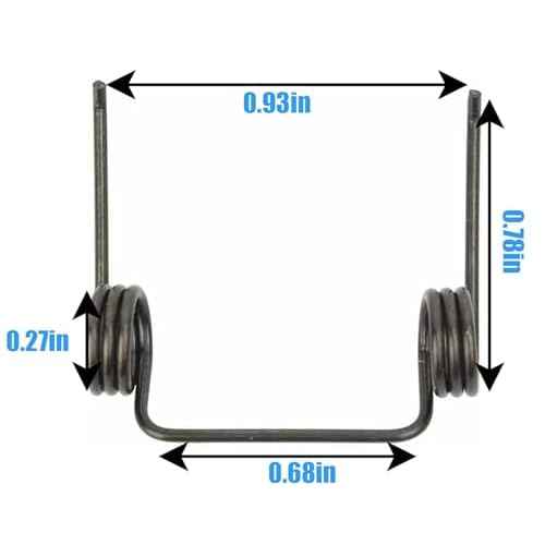 Generic 877-761 Feeder Spring Compatible with Hitachi NV45AA NV45AB NV45AB2(S) NV45AE N NV50AP2 NV45AB2 NV50A1 NV50AP Coil Roofing Nailers (10/Pack)