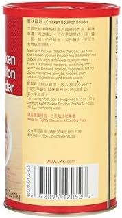 Lee Kum Kee Chicken Bouillon Powder (35 oz - 1 Pack) - Gluten Free, Authentic Chicken Flavor for Soups, Stews, Marinades, Porridge, Seafood, and Seasoning WonTon Soups