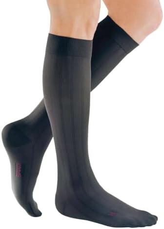 mediven for Men Classic, 20-30 mmHg â Calf High Compression Stockings, Closed Toe Leg Circulation for Men, Compression Dress Socks, Leg Support Compression Coverage