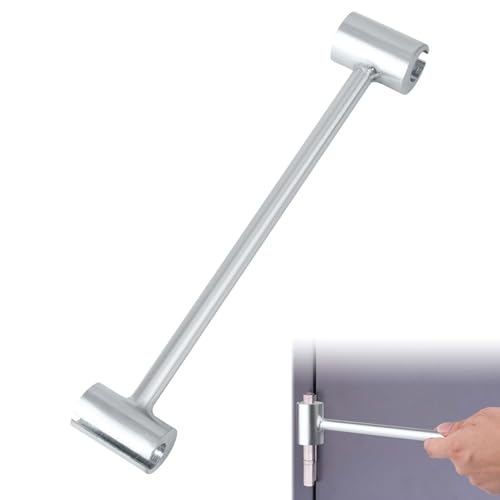 Hinge Gap Adjusting Wrench, 0.55-0.75in, Silver Steel, Practical Hinge Adjustment Tool for Fire, Clean Room, Security Doors