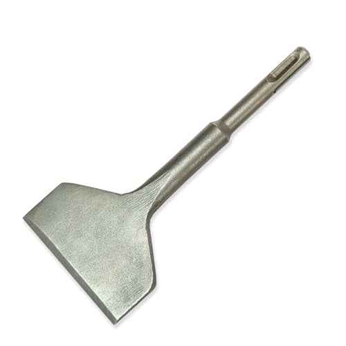 3" Wide SDS Plus Chisel, Tile Removal Tool, SDS Chisel Drill Bit, Wall and Floor Thin Layer Removal Slotting Chisel, SDS Plus Drill Bit, Renovation Spatula Tool, (3" X 6.5")