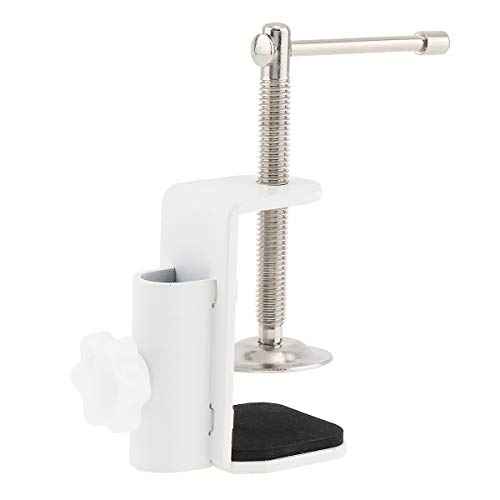 OriGlam Quick-Grip C Clamp, C-Clamp, Versatile Clamp, Desk Light Clamp Mount Holder Bracket For Desktop Mount Holder LCD Monitor Flash Desk (White)