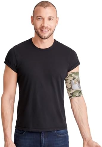 Care+Wear PICC Line Cover – Ultra-Grip PICC Line Sleeve for Upper or Lower Arm with Mesh Viewing Window, Provides Improved Comfort and Security for PICC Line Coverage