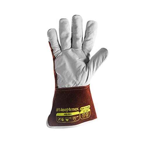 HexArmor High-Heat Resistance HeatArmor 5056IMP, impact protection, A9-level cut-resistant Welding Work Glove
