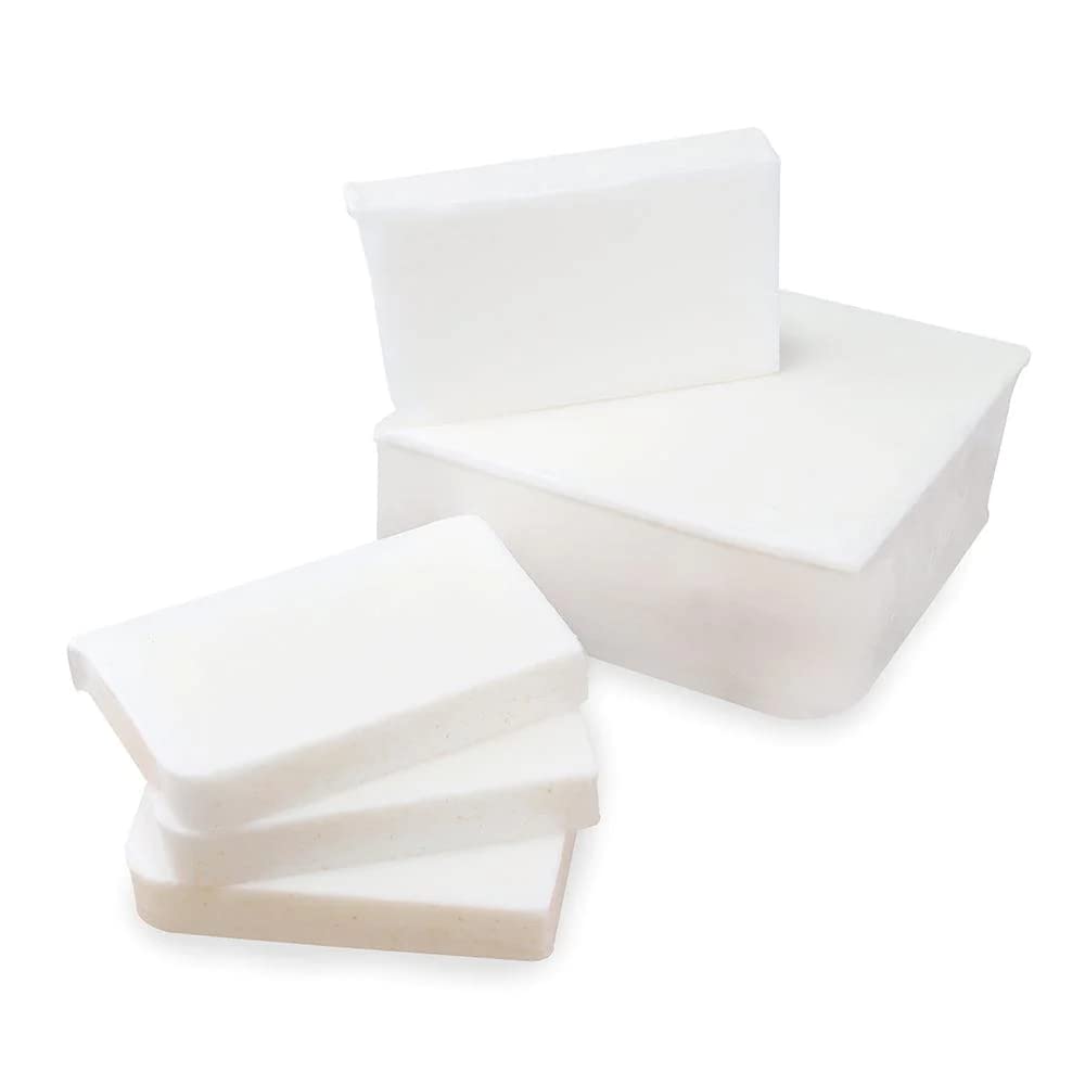 Primal Elements Goat Milk Soap Base - Moisturizing Melt and Pour Glycerin Soap Base for Crafting and Soap Making, Easy to Cut - 10 Pound