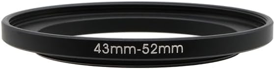 43-28/37/39/40.5/43/46/49/52/55/58/62/67/72/77/82mm Step Up & Step Down Rings Adapter for Lens and Filter 43-52 Filter Adapter Ring 43mm Lens to 52mm Filters