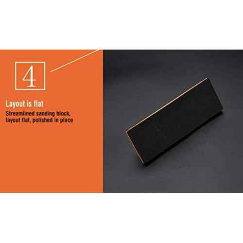 Edward Tools Hand Sander with Sandpaper Clamp - For Drywall, Wood, Floor - 9 1/4¡± x 3 1/4¡±¡¯ - Ergo Contour Handle - Uses Standard 11 1/4¡± Sandpaper